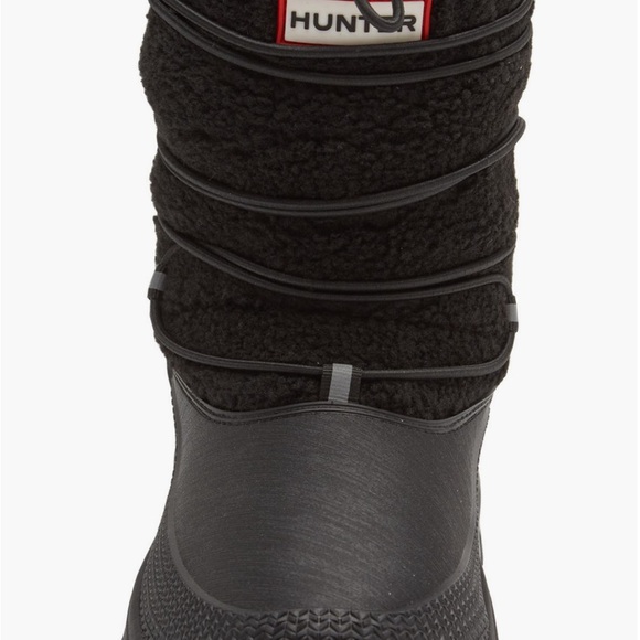 Hunter NWOB Women's Wanderer Short Faux Fur Cold Weather Winter Boots SIZE 5 - Picture 4 of 16